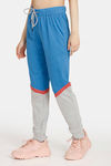 Rosaline Easy Movement Cotton Rich Joggers - Mykonos Blue — thumbnail 2